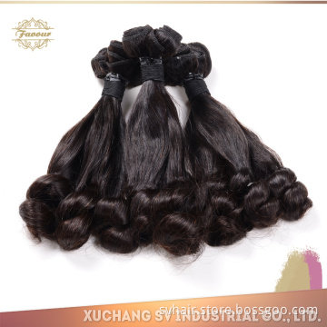 New Arrival Peruvian Virgin Hiar Bouncy Curls Aunty Funmi Hair Weaving Whole Sale